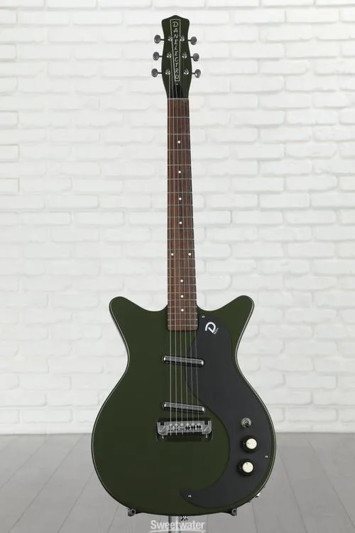  Danelectro Blackout 59 Electric Guitar - Green Envy Demo