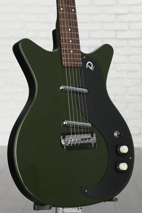  Danelectro Blackout 59 Electric Guitar - Green Envy Demo