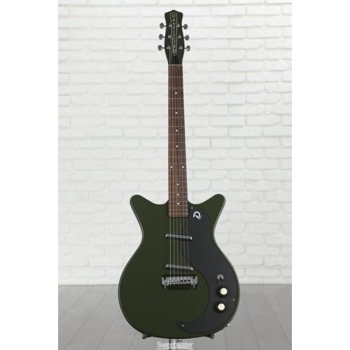  Danelectro Blackout 59 Electric Guitar - Green Envy Demo