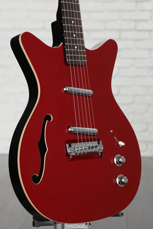  Danelectro Fifty Niner DC Semi-hollowbody Electric Guitar - Red Top Demo