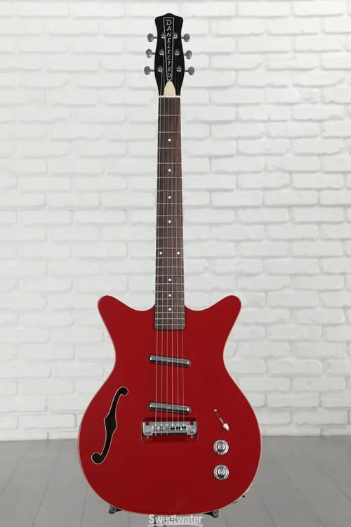  Danelectro Fifty Niner DC Semi-hollowbody Electric Guitar - Red Top Demo