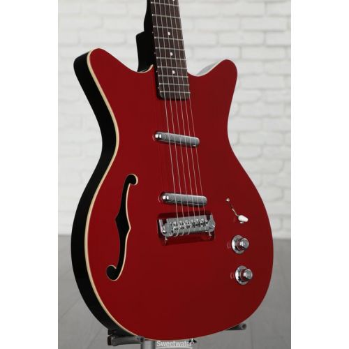  Danelectro Fifty Niner DC Semi-hollowbody Electric Guitar - Red Top Demo