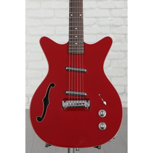  Danelectro Fifty Niner DC Semi-hollowbody Electric Guitar - Red Top Demo