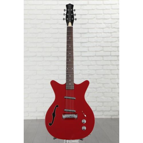  Danelectro Fifty Niner DC Semi-hollowbody Electric Guitar - Red Top Demo