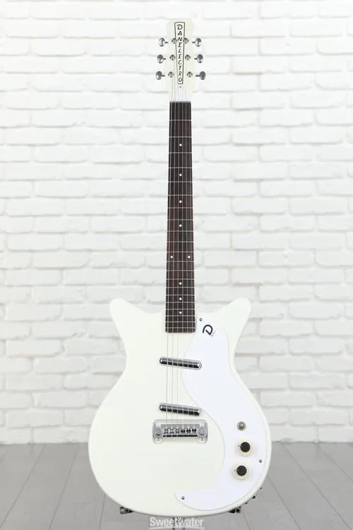  Danelectro '59M NOS+ Electric Guitar - Aged White