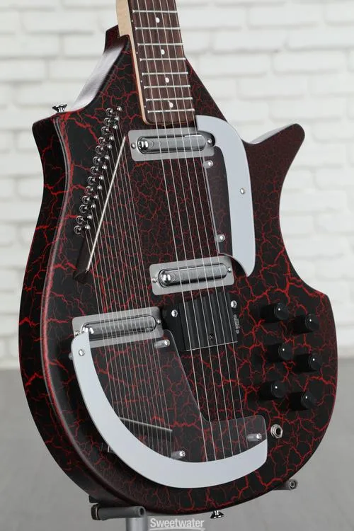 Danelectro Sitar - Red Crackle