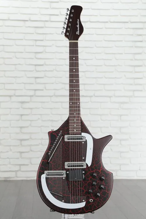  Danelectro Sitar - Red Crackle