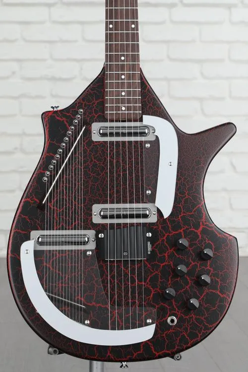  Danelectro Sitar - Red Crackle