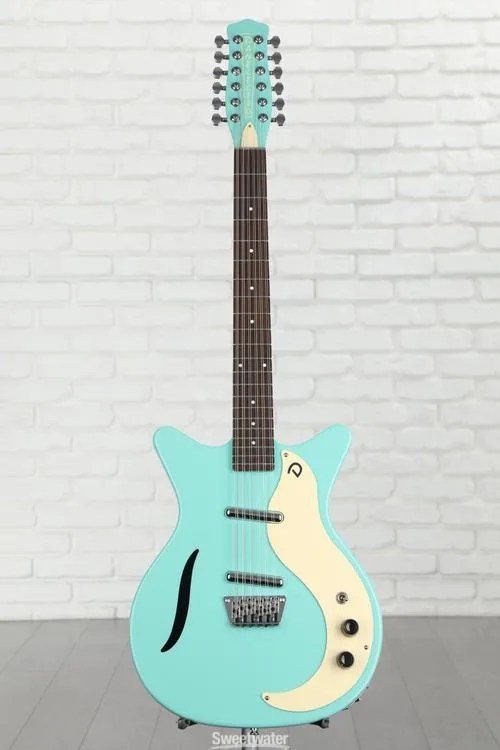  Danelectro Vintage 12 String Electric Guitar - Dark Aqua