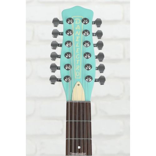  Danelectro Vintage 12 String Electric Guitar - Dark Aqua