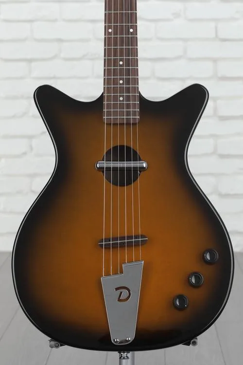 Danelectro Convertible Acoustic-Electric Guitar - Tobacco Sunburst