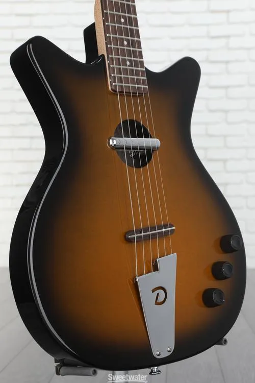  Danelectro Convertible Acoustic-Electric Guitar - Tobacco Sunburst