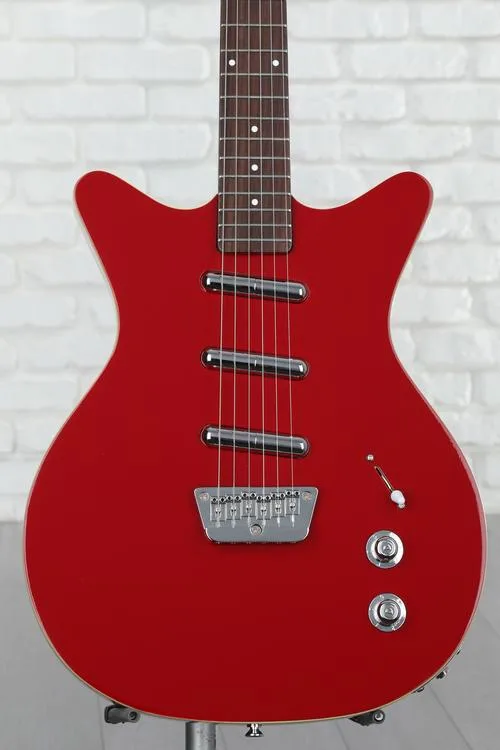 Danelectro '59 Triple Divine Electric Guitar - Red Demo