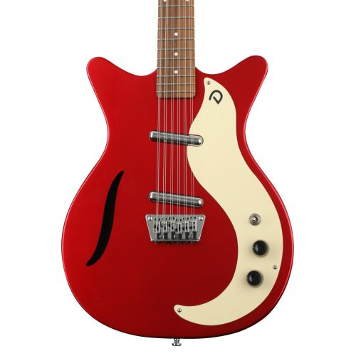  Danelectro Vintage 12 String Electric Guitar - Red Metallic