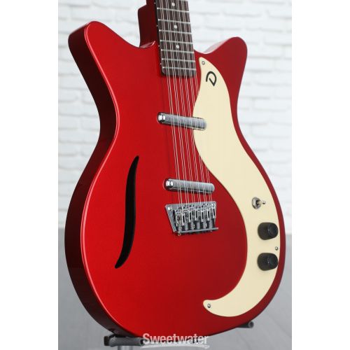  Danelectro Vintage 12 String Electric Guitar - Red Metallic