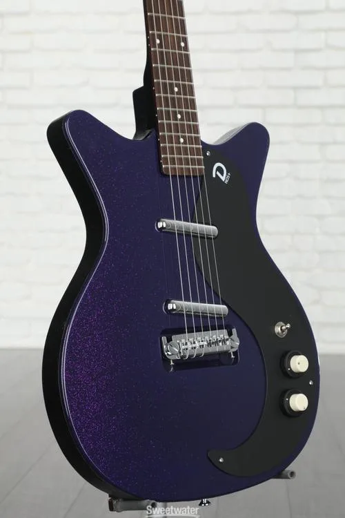  Danelectro Blackout 59 Electric Guitar - Purple Metal Flake