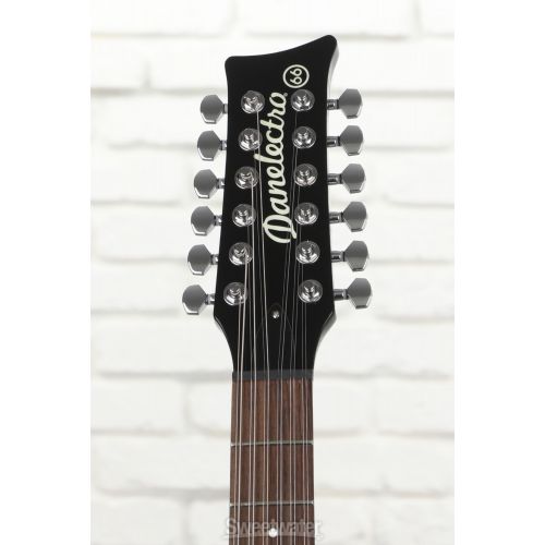  Danelectro 66-12, 12-string Electric Guitar - Limo Black