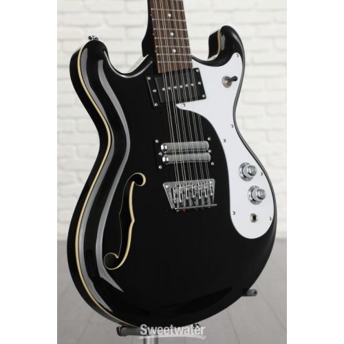  Danelectro 66-12, 12-string Electric Guitar - Limo Black