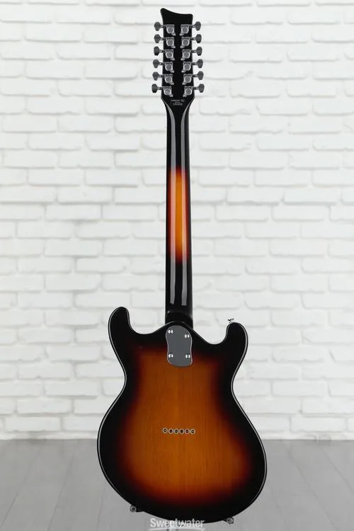  Danelectro 66-12, 12-string Electric Guitar - Transparent 3-Tone Burst Demo