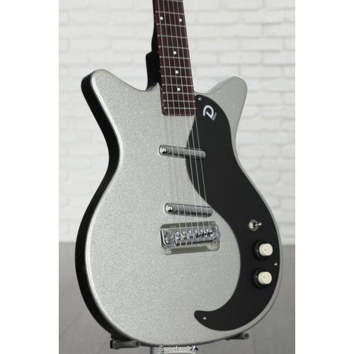  Danelectro 60th Anniversary DC '59 NOS+ Electric Guitar - Silver Metalflake