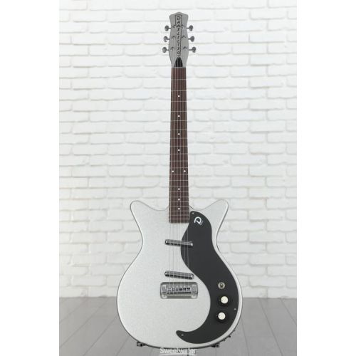  Danelectro 60th Anniversary DC '59 NOS+ Electric Guitar - Silver Metalflake Demo