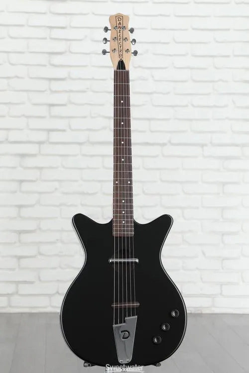  Danelectro Convertible Acoustic-Electric Guitar - Black Demo