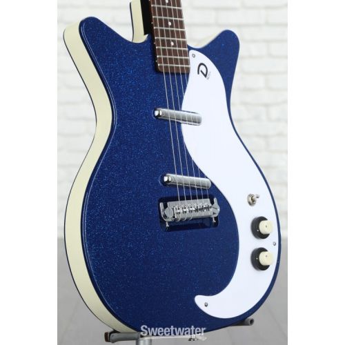  Danelectro 60th Anniversary DC '59 NOS+ Electric Guitar - Deep Blue Metalflake