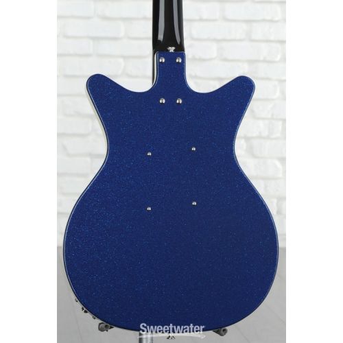  Danelectro 60th Anniversary DC '59 NOS+ Electric Guitar - Deep Blue Metalflake