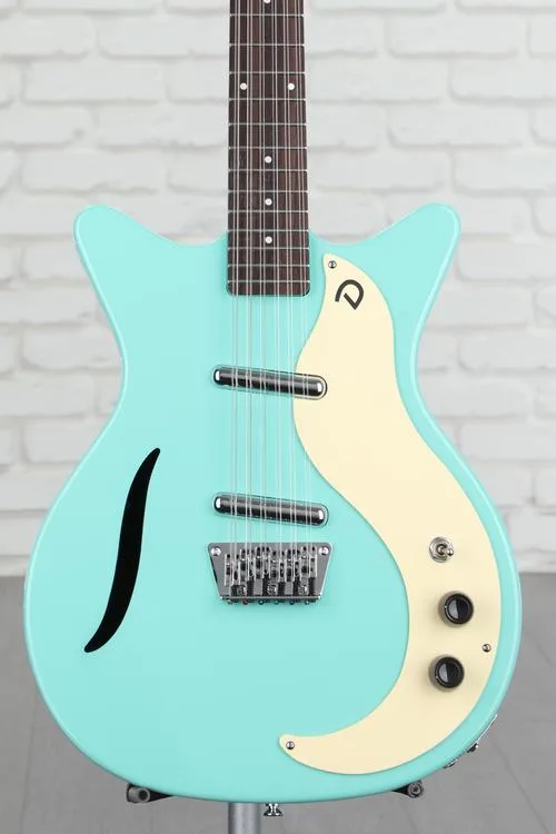 Danelectro Vintage 12 String Electric Guitar - Dark Aqua Demo