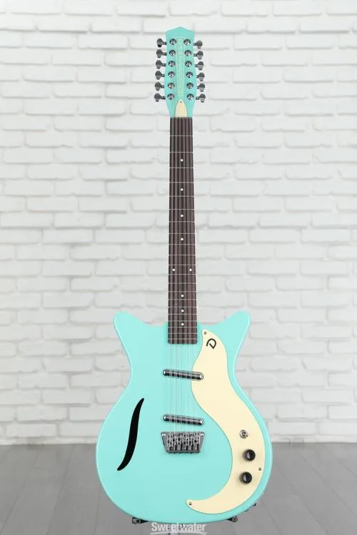  Danelectro Vintage 12 String Electric Guitar - Dark Aqua Demo