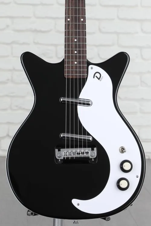 Danelectro '59M NOS+ Semi-hollowbody Electric Guitar - Black Demo