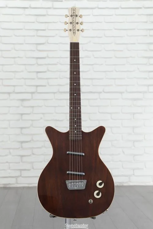  Danelectro '59 Divine Electric Guitar - Dark Walnut Demo