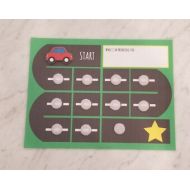 DaniTheNanny Moving Car Reward Chart, Token Board, Special Education, Potty Training Chart, Autism, Toddler reward chart - Ready to Ship