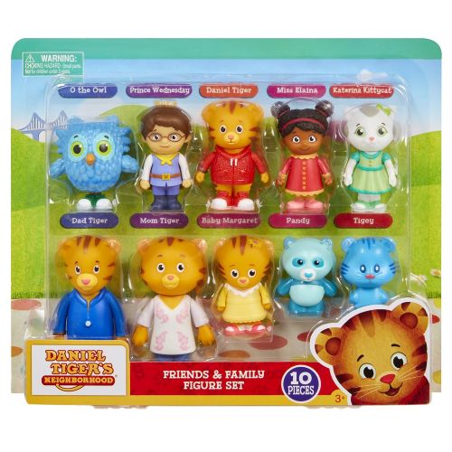  Daniel Tigers Neighborhood Friends and Family Figure Set (10 Pack) (Amazon Exclusive)