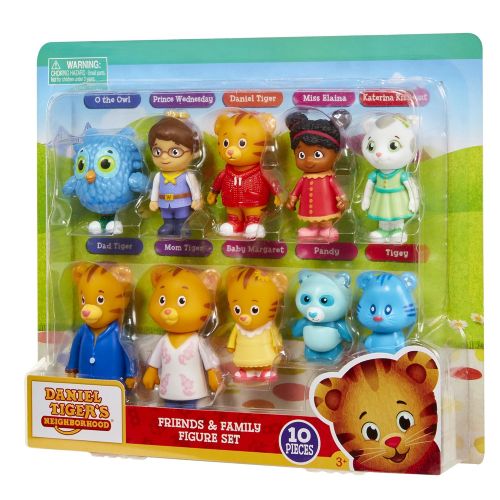  Daniel Tigers Neighborhood Friends and Family Figure Set (10 Pack) (Amazon Exclusive)