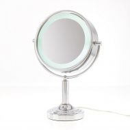 Danielle 10X MAGNIFICATION LED HANDS FREE SENSOR VANITY MIRROR WITH 3 LIGHT SETTINGS CHROME