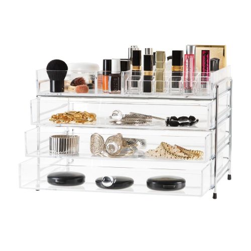  Danielle Clear Acrylic Socialite Beauty Organizer