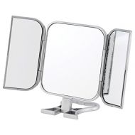 Danielle Enterprises Silver 3-Way Beauty Mirror