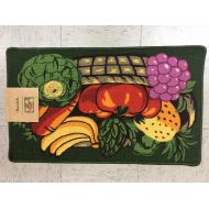 Daniels DANIELS VEGETABLE BASKET, KITCHEN RUG WITH NON SKID BACK