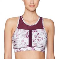 Danskin Womens Racerback Sports Bra with Back Cutouts and Mesh Inserts Bra