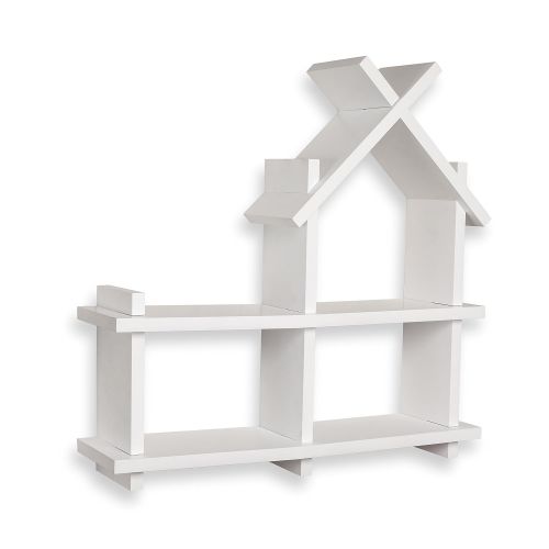  Danya B House Design White Wall Shelf