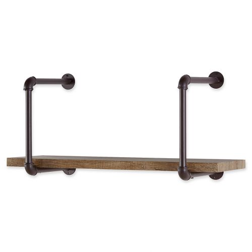  Danya B.™ Industrial Pipe Wall Shelf