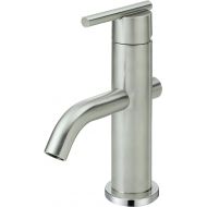 Danze D236158BN Parma Single Handle Bathroom Faucet with Metal Touch-Down Drain, Brushed Nickel