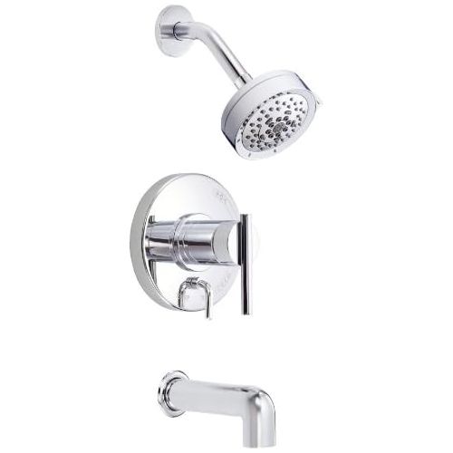  Danze D512058T Parma Single Handle Tub and Shower Trim Kit, 2.0 GPM, Valve Not Included, Chrome