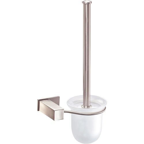  Danze D446138BN Sirius Wall Mount Toilet Brush Holder, Brushed Nickel