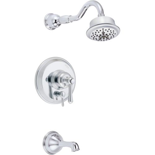  Danze D502257T Opulence Single Handle Tub and Shower Trim Kit, 2.5 GPM, Valve Not Included, Chrome