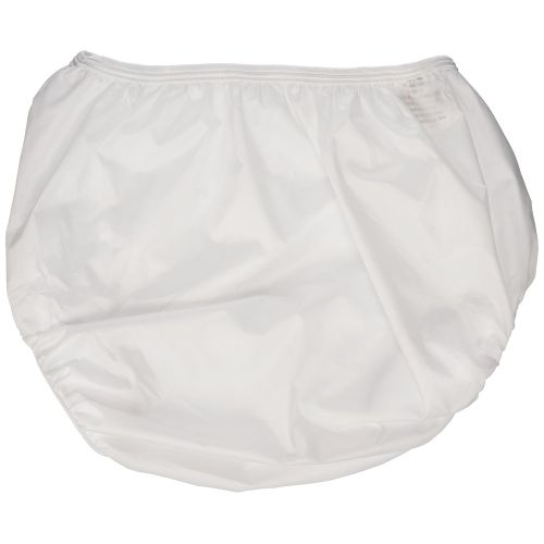  [아마존베스트]Dappi Waterproof 100% Nylon Diaper Pants, 2 Pack, White, X-Large