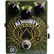 Daredevil Pedals},description:The Daredevil Pedals Almighty Bass fuzz is an original design circuit, not a variation of some other pedal. The gain is biting and thick, with enough