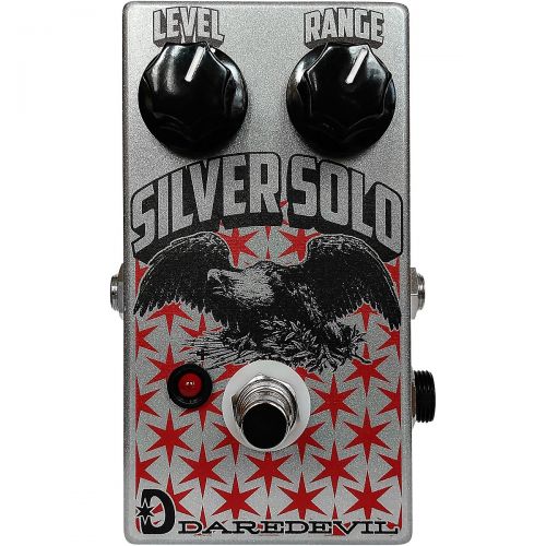  Daredevil Pedals},description:The Daredevil Effects Silver Solo is a treble boostergain boost based on the old Dallas Rangemaster circuit from the 60s. It accentuates dynamics and