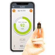 [아마존핫딜][아마존 핫딜] Dario LC Blood Glucose Monitor Kit for iPhone - Test Your Blood Sugar Levels and Estimate A1c. Kit Includes: Glucometer with 25 Strips,10 Sterile lancets and 10 Disposable Covers